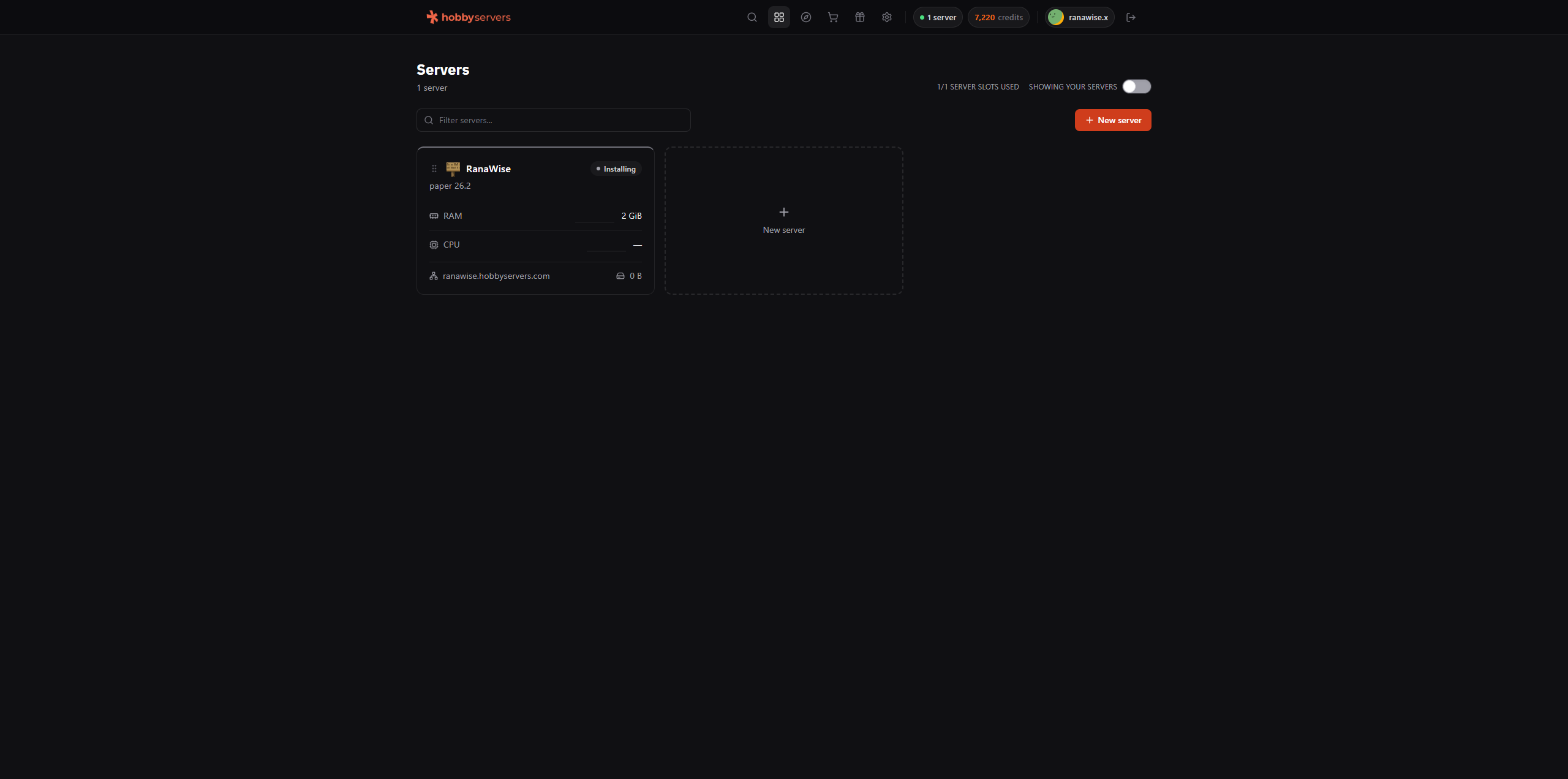 HobbyServers Pterodactyl